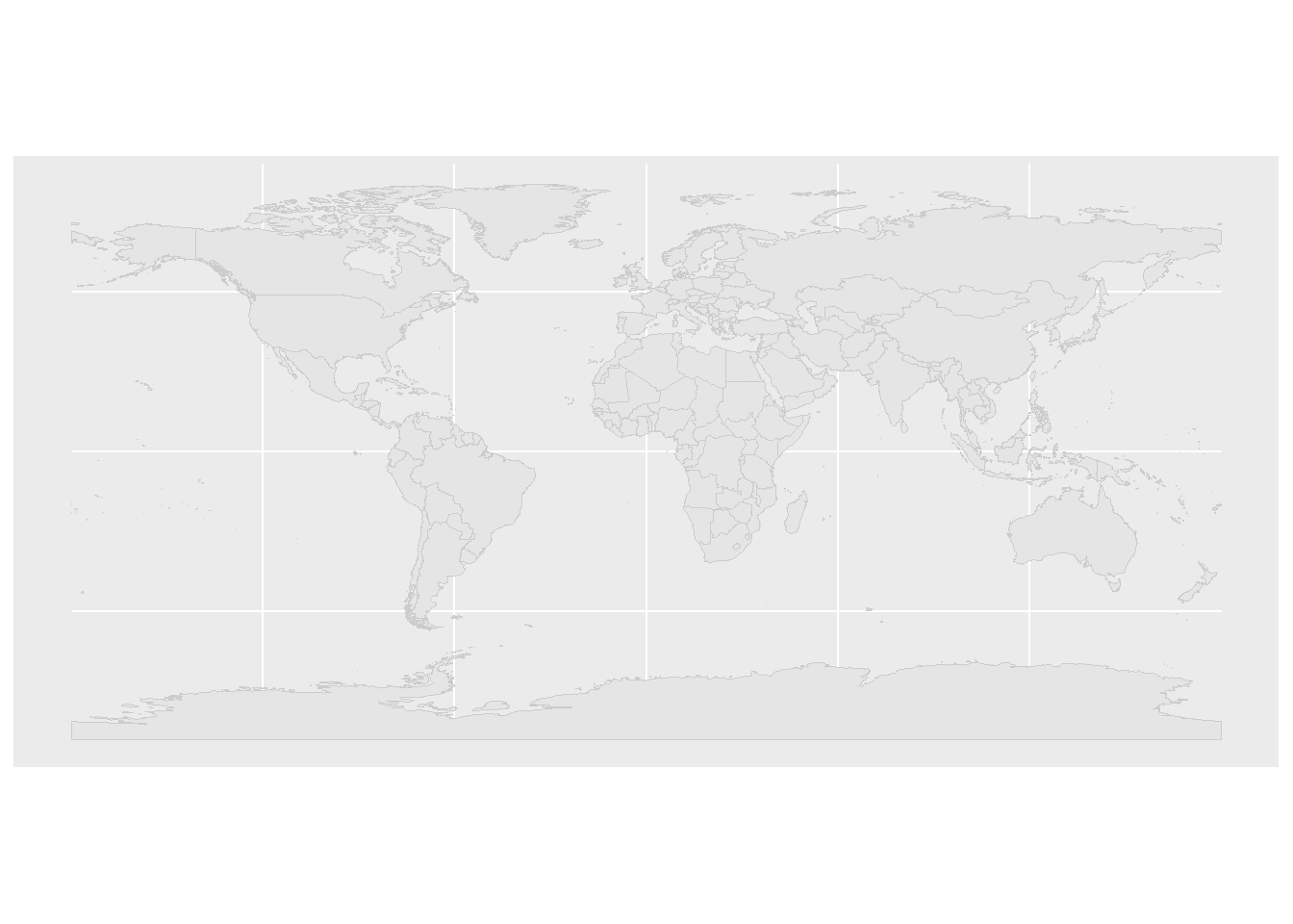 Mapa base em cinza claro